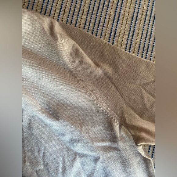 COS Sweater Dress Womens Size Small Beige Wool Silk  Pullover Buttons - Picture 8 of 14